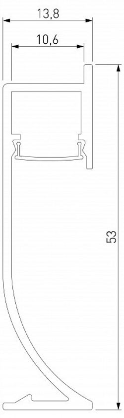 Короб для плинтусов Elektrostandard LL-2-ALP021 a066618