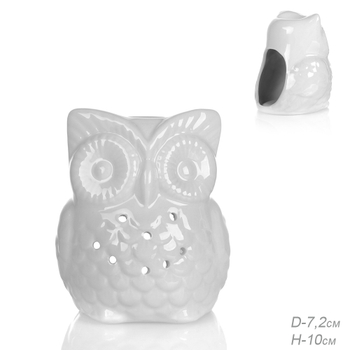 Аромалампа Сова цвет белый 10 см