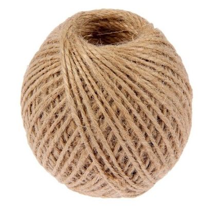 Шпагат джутовый скрученный, D-1,5мм 100 метров