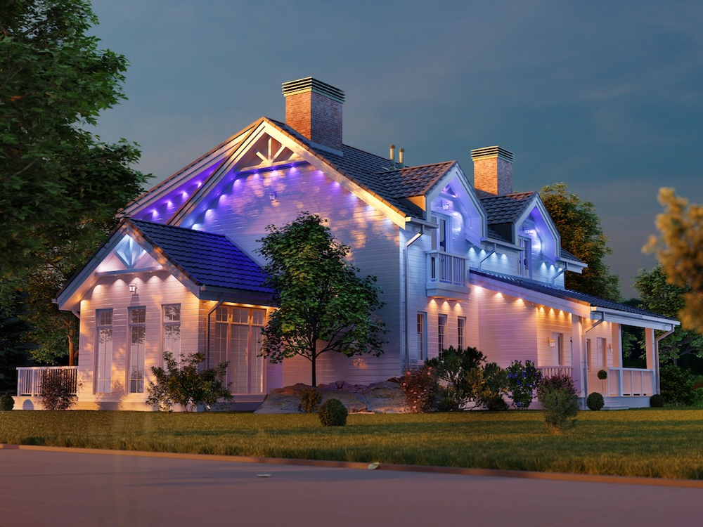 Twinkly уличные огни 72led, 30м белый провод