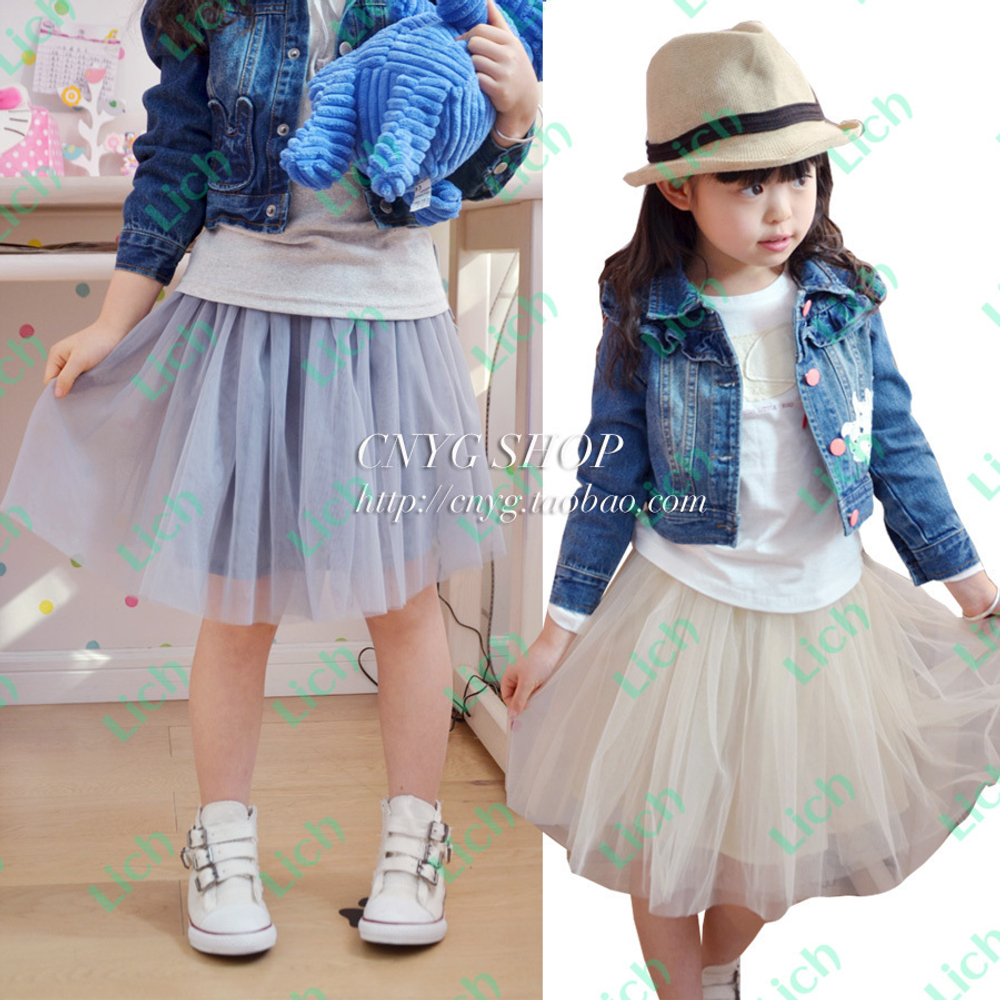 Юбка детская пышная из органзы