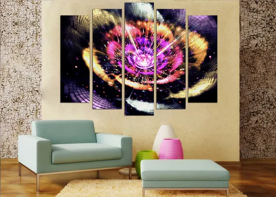 Модульная картина "Космический вихрь"