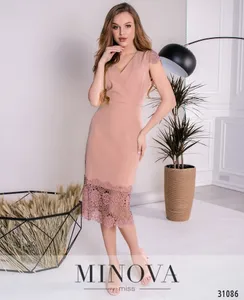 Платье 1082-пудра Minova