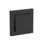 ATLASDESIGN 1-клавишный ВЫКЛЮЧАТЕЛЬ, сх.1, 10АХ, в сборе, быстрозажим. клем., КАРБОН