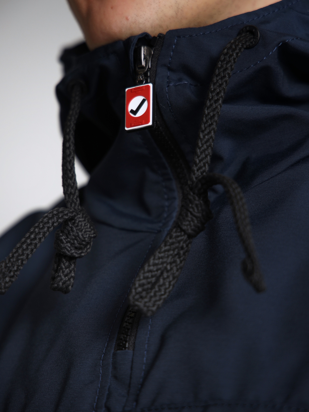 Анорак мужской без утеплителя темно-синий Город Горький