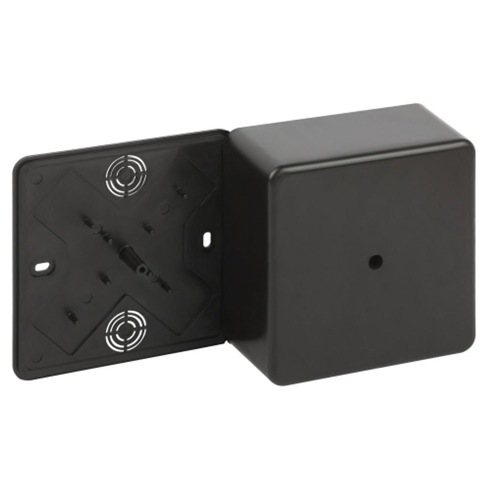 Распаячная коробка ЭРА BS-B-100-100-50 для кабель-канала черная 100х100х50мм IP40