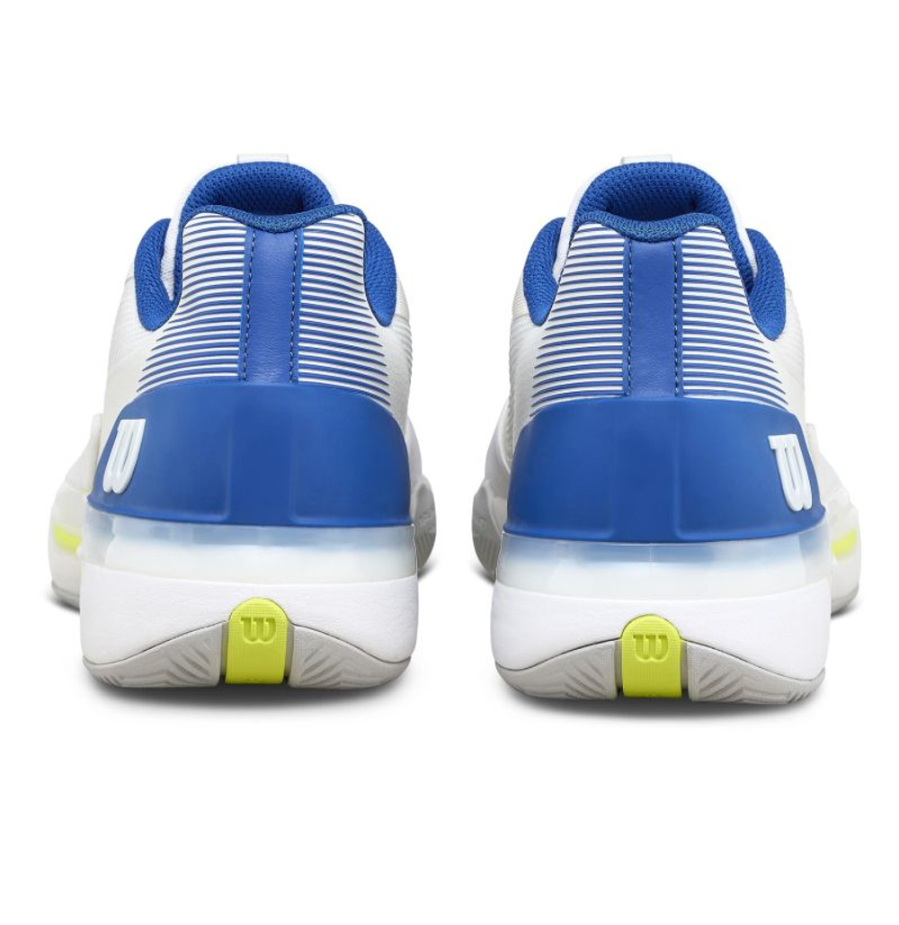 Мужские кроссовки теннисные Wilson Rush Tour 5 - white/deja vu blue/lunar rock