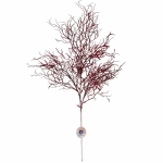 Искусственные цветы «Полевые цветы» 67см цвет бордовый 30