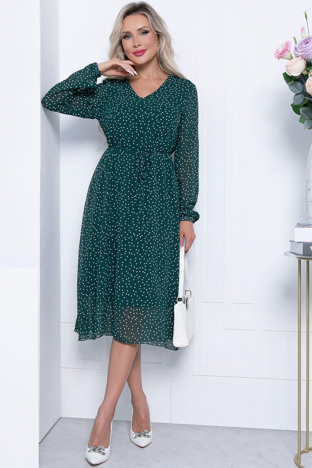 Платье "Волшебная история" (изумруд) П7086 LT Collection (Акция)