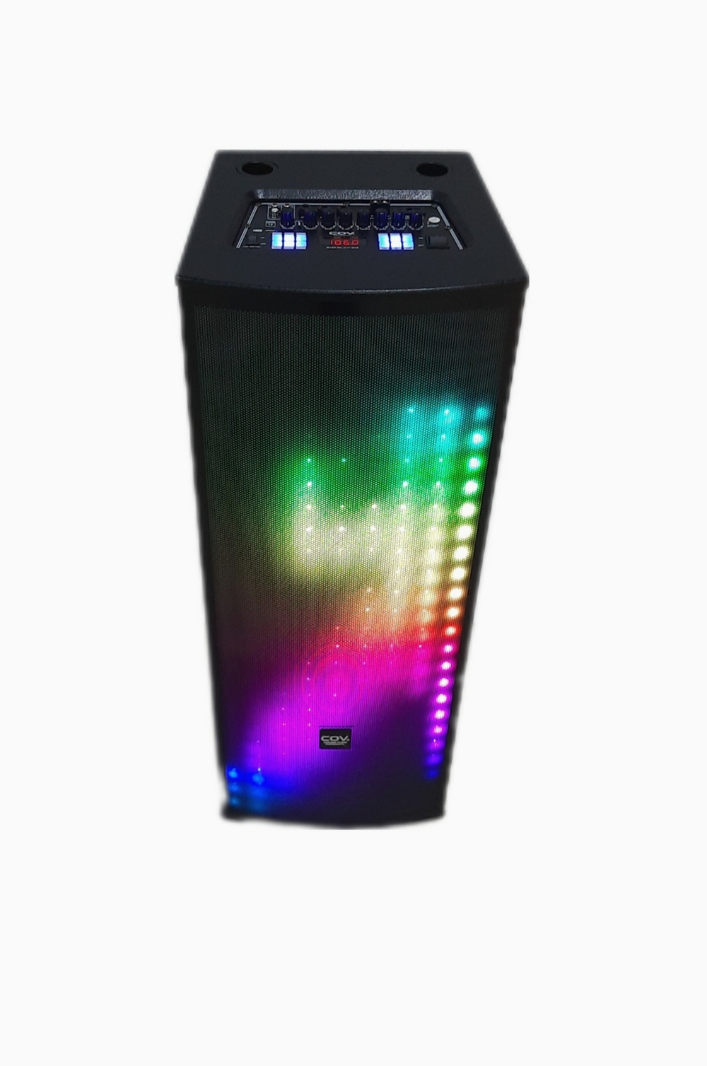 Напольная колонка COV CV-512 (100W/FM/USB/BT) караоке