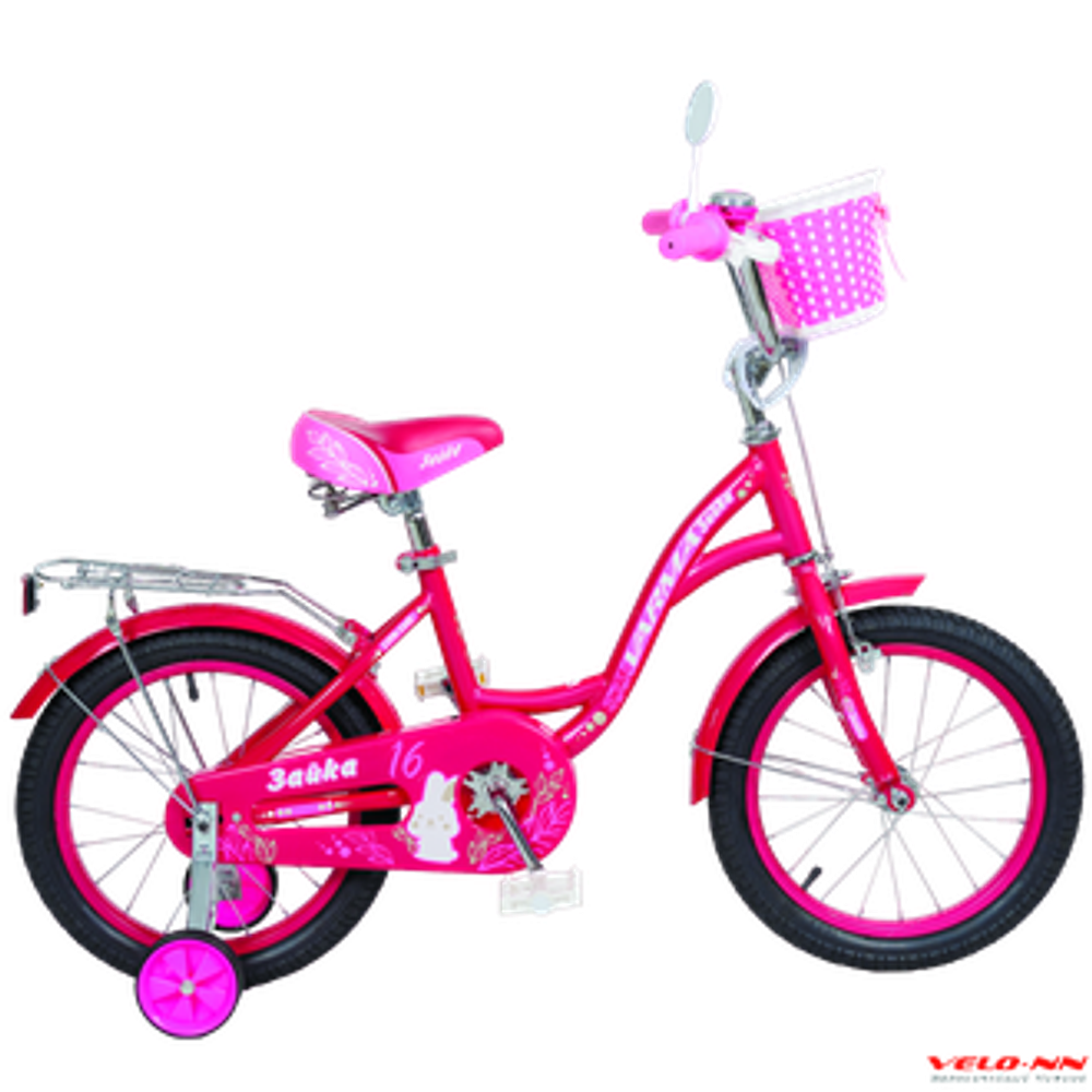 Велосипед 16&quot; Varma ЗАЙКА темно-розовый (Россия)