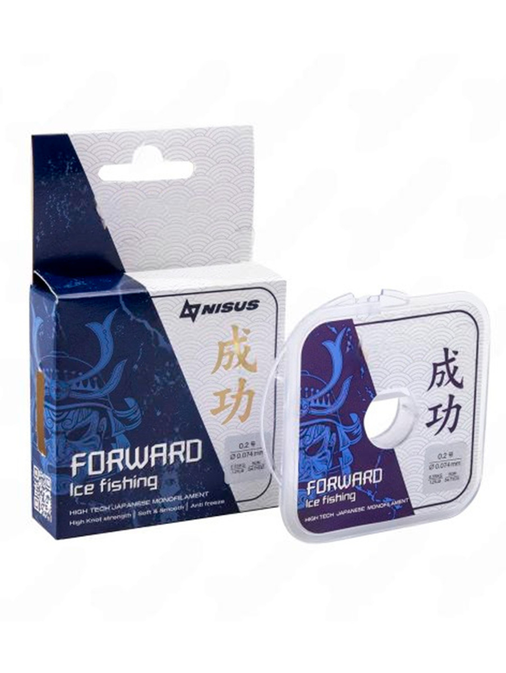 Леска для рыбалки Nisus FORWARD ICE FISHING Nylon Transparent 0,074mm/50m (N-FIF-0.074-50)