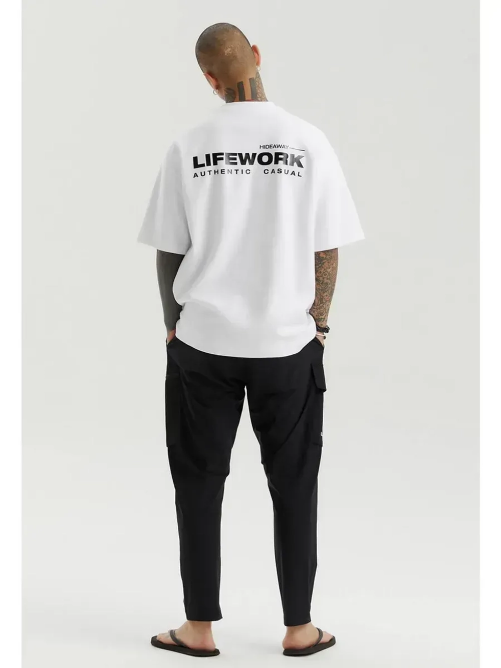 Брюки-карго с сетчатым карманом