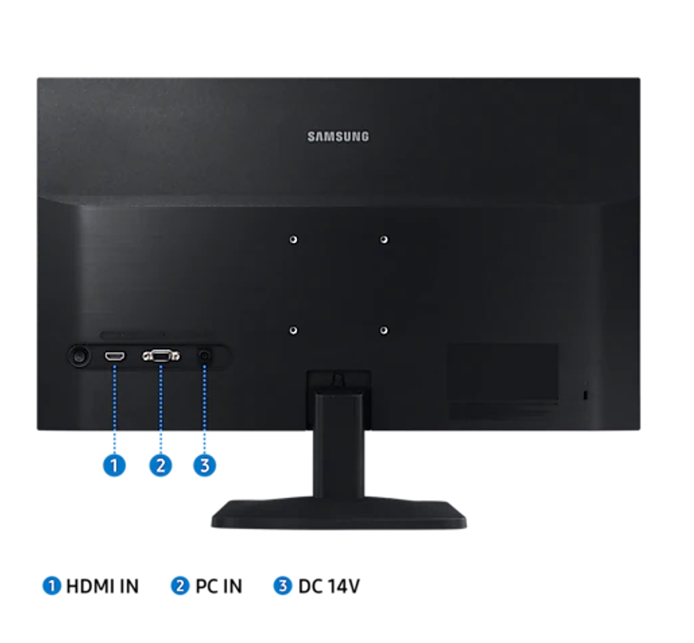 Монитор Samsung 24" S24A336NHI 1920x1080 VA 60Гц 5ms VGA HDMI (LS24A336NHIXCI)