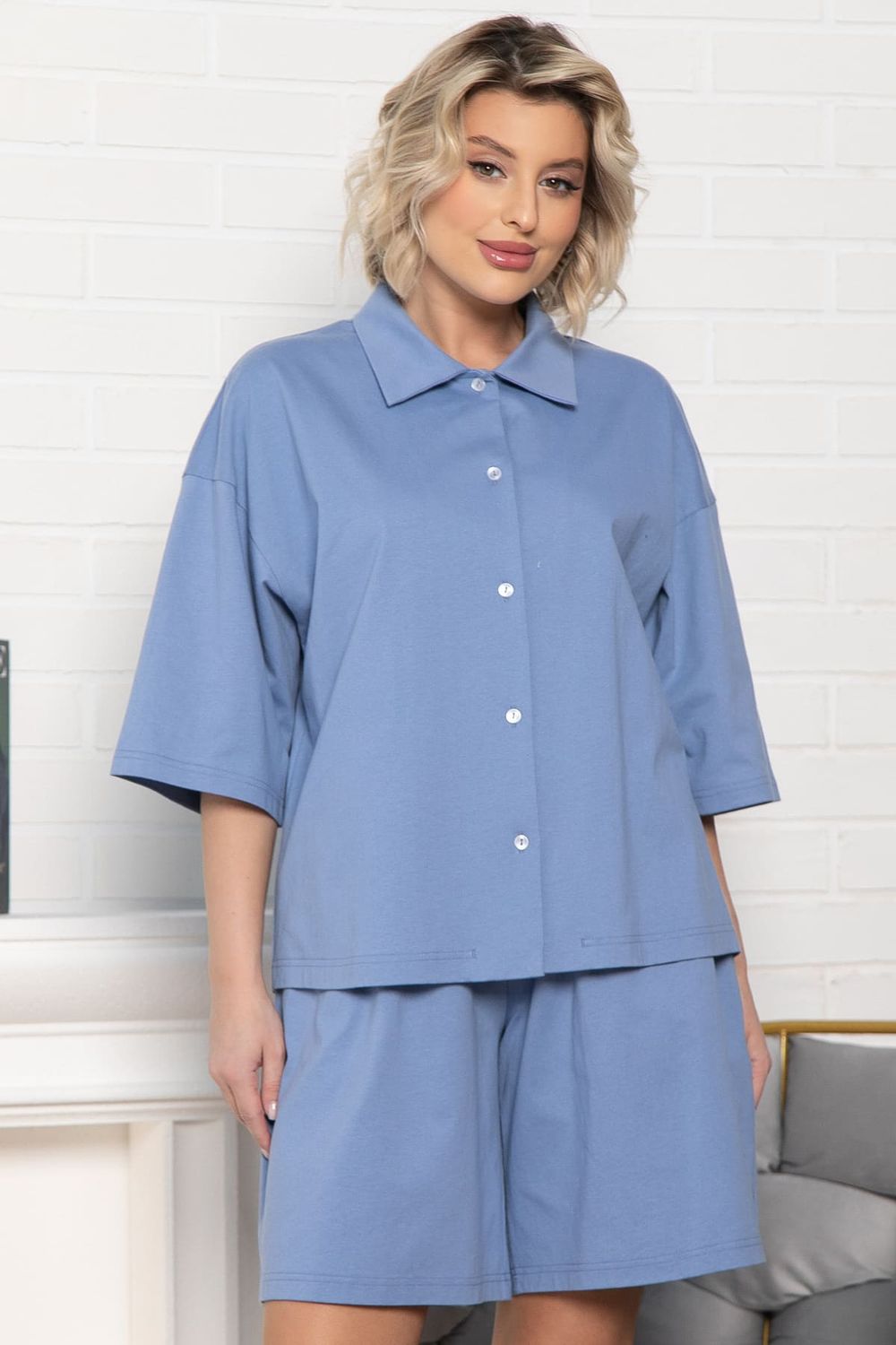 Костюм домашний Облачный уют (голубой) К14981-53М LT Collection