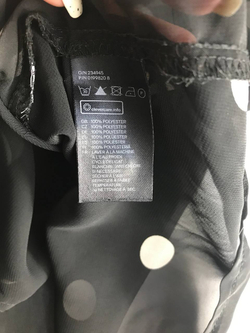 Блузка в крупный горох, визуально на 44 размер