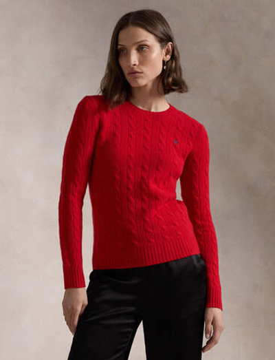 Шерстяной свитер JULIANNA POLO RALPH LAUREN - красный(211910421)