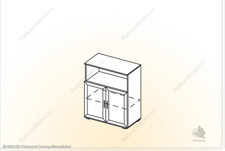 Тумба с нишей Триумф ТН