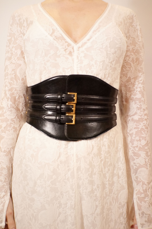 ALEXANDER MCQUEEN ПОЯС-КОРСЕТ ALEXANDER MCQUEEN