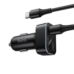 Автомобильное зарядное устройство для Type-C Hoco Z63A PD30W+QC3.0 (black)