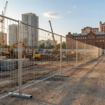 Инвентарное строительное ограждение ИСО Евро 2035, цинк