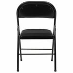 Стул складной BRABIX "Golf Plus CF-003 КОМФОРТ", чёрный каркас, чёрная ткань, 532889