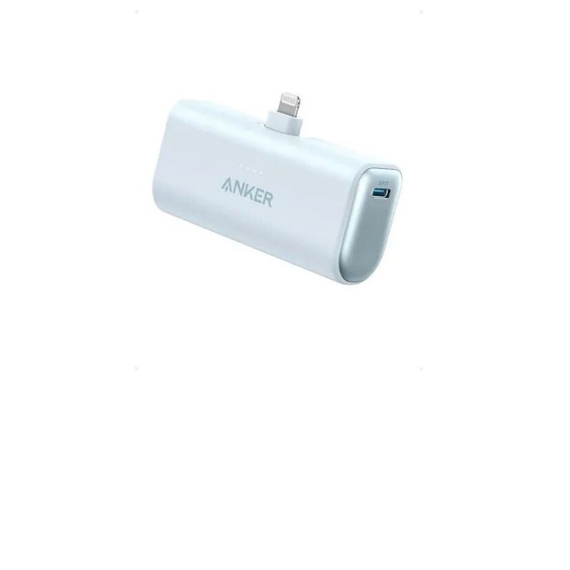 Внешний аккумулятор Anker 621 встроенный складной разъем Lightning, 12W 5000mah, Голубой