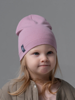 Шапка трикотажная однослойная (Пудра) ЛАЙТ
