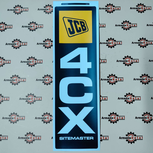 Наклейка вертикальная "JCB 4CX" | 332/G3062 | JCB