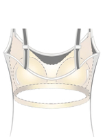 Топ бюстгальтер спортивный для фиксации экзопротезов после мастэктомии, размер M, Amoena