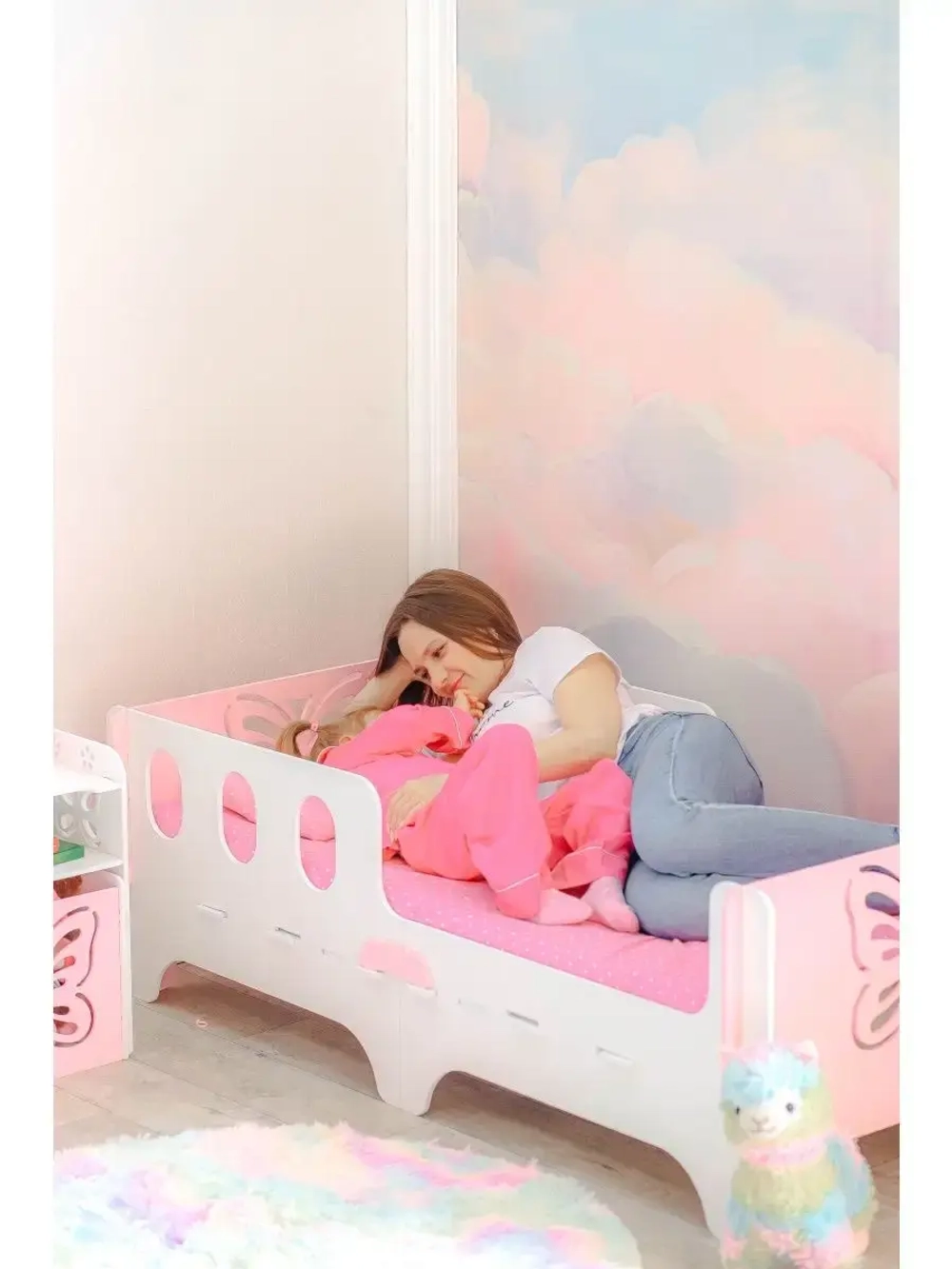 Кровать софа односпальная деревянная 160х80