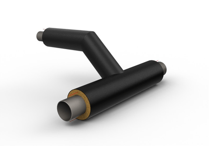 Тройниковое ответвление стальное эл/св 530х7,0-1-ППУ-ПЭ