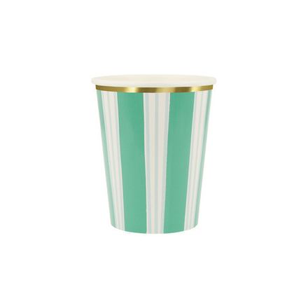 Стаканы "Рождественская полоска" 8 шт. (2024)