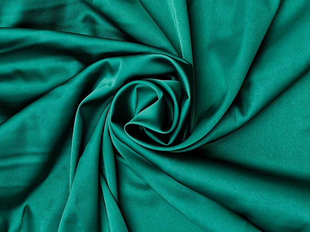 Атлас-стрейч, эластичный, бельевой, изумруд