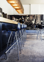 Стул барный пластиковый Scab Design Day, антрацит