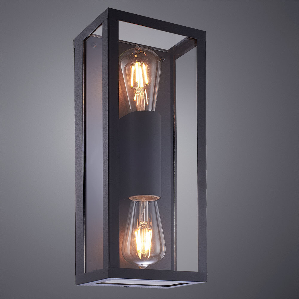 Уличный настенный светильник Arte Lamp A4569AL-2BK