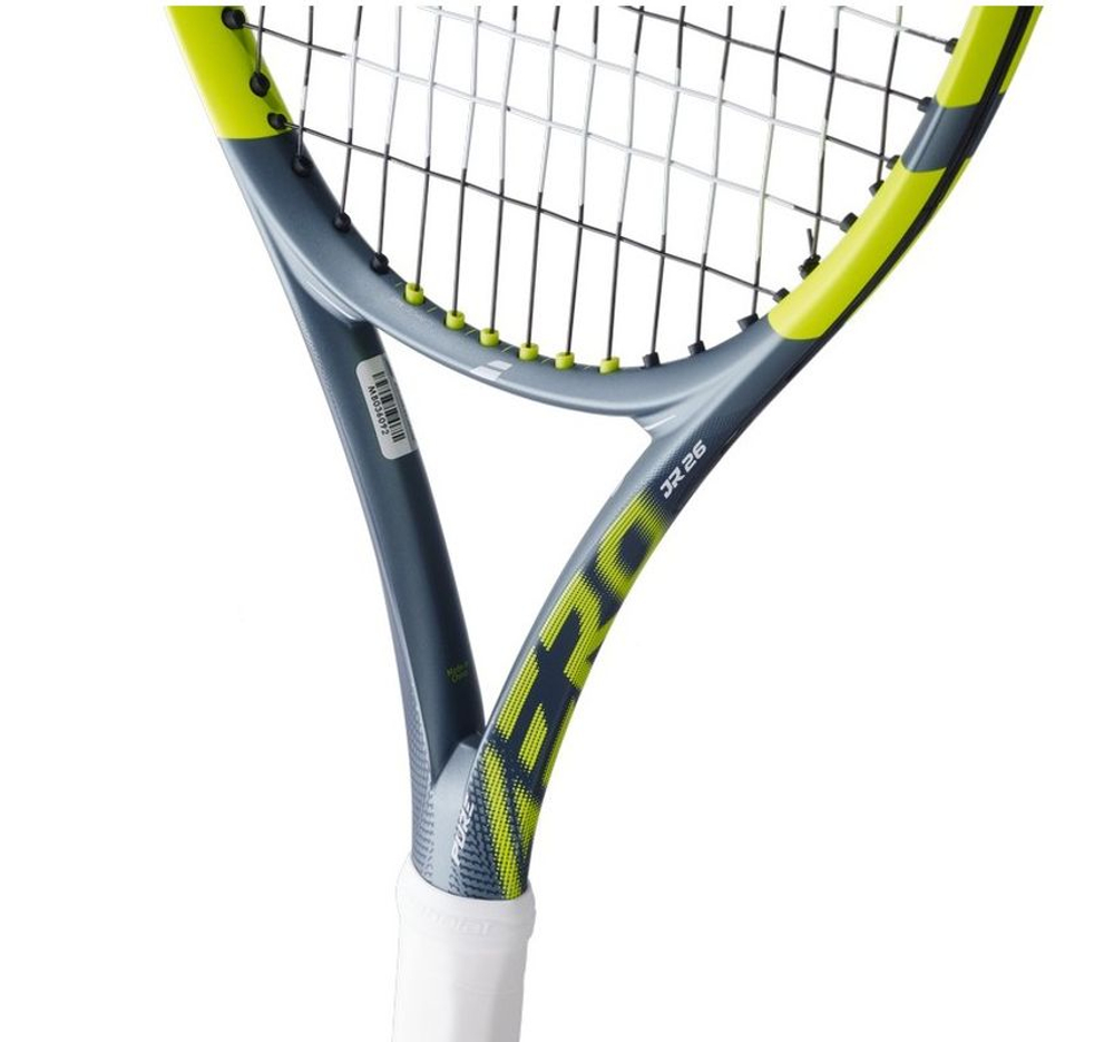 Детская ракетка Babolat Pure Aero Junior 26 Gen-9 - metallic dark forest/yellow