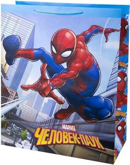 Пакет подарочный, Человек Паук, 49*41*19 см, 1 шт.