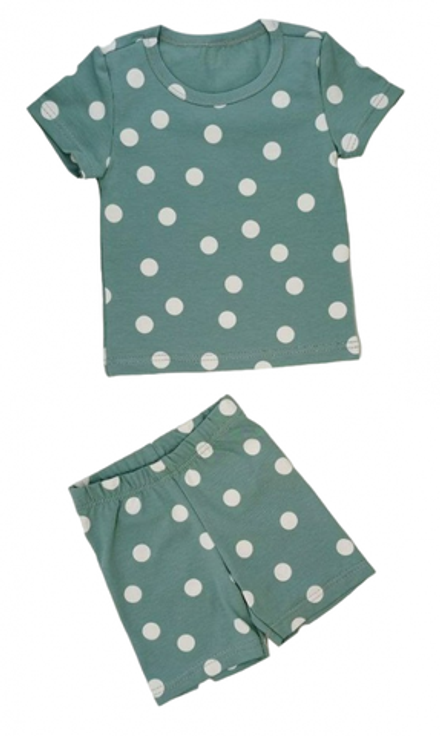 Костюм для девочки 0249/5 горох на мяте