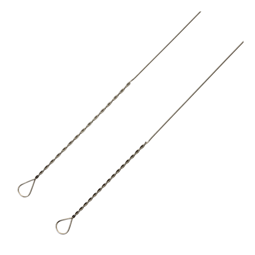 Поводок струна Leader 0,33 мм, 20 см., 12 кг. (10 шт)