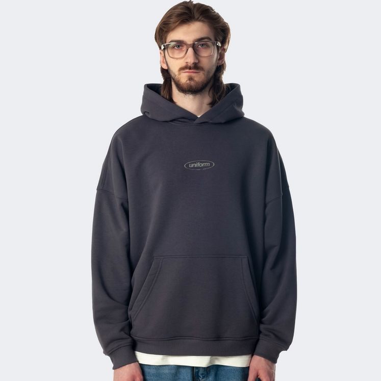 Худи UNIFORM EVERYDAY Destructive, графит, утеп.