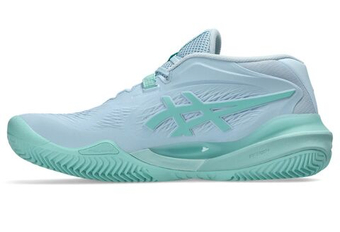 Женские Кроссовки теннисные Asics Gel-Resolution X Clay - light blue/oasis green