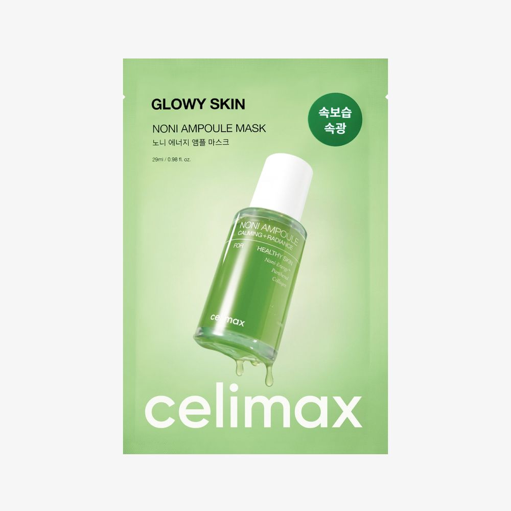 CELIMAX Тканевая маска с экстрактом нони Glowy Skin Noni Ampoule Mask (1 шт)