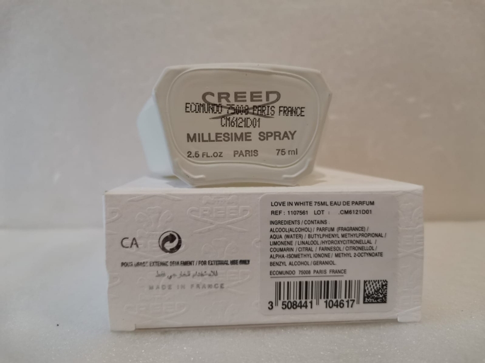 Creed Love In White 75ml (duty free парфюмерия)