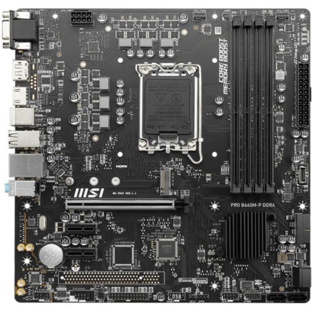 Материнская плата MSI PRO B660M-P DDR4 S1700 mATX RTL