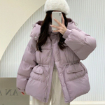 Женский пуховик оверсайз