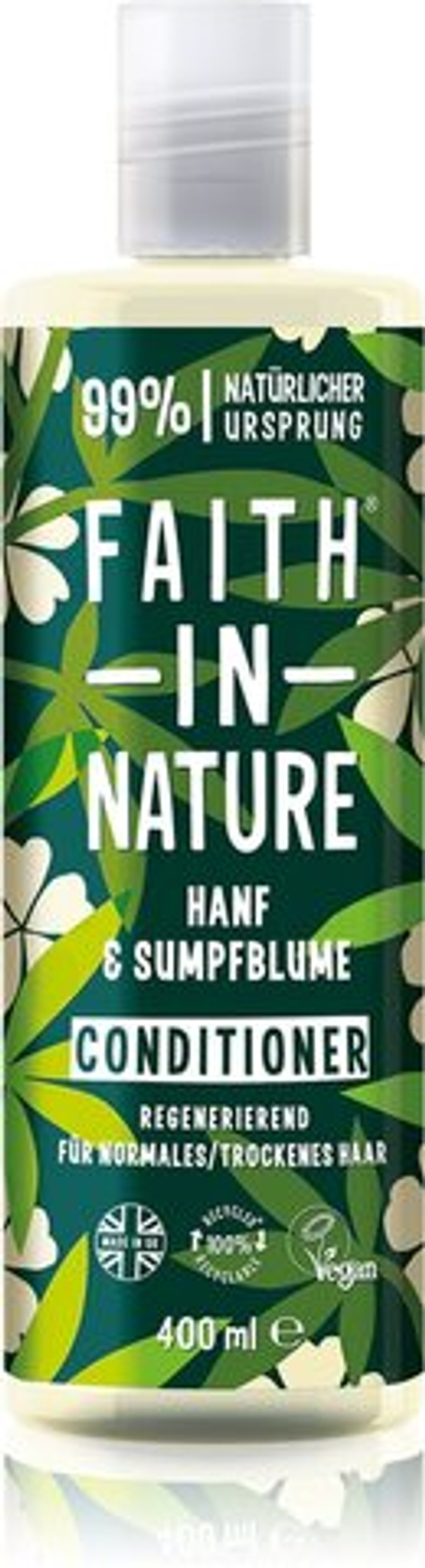 Faith In Nature Hemp & Meadowfoam - регенерирующий кондиционер для нормальных и сухих волос /   400  ml  / GTIN 0708002401121