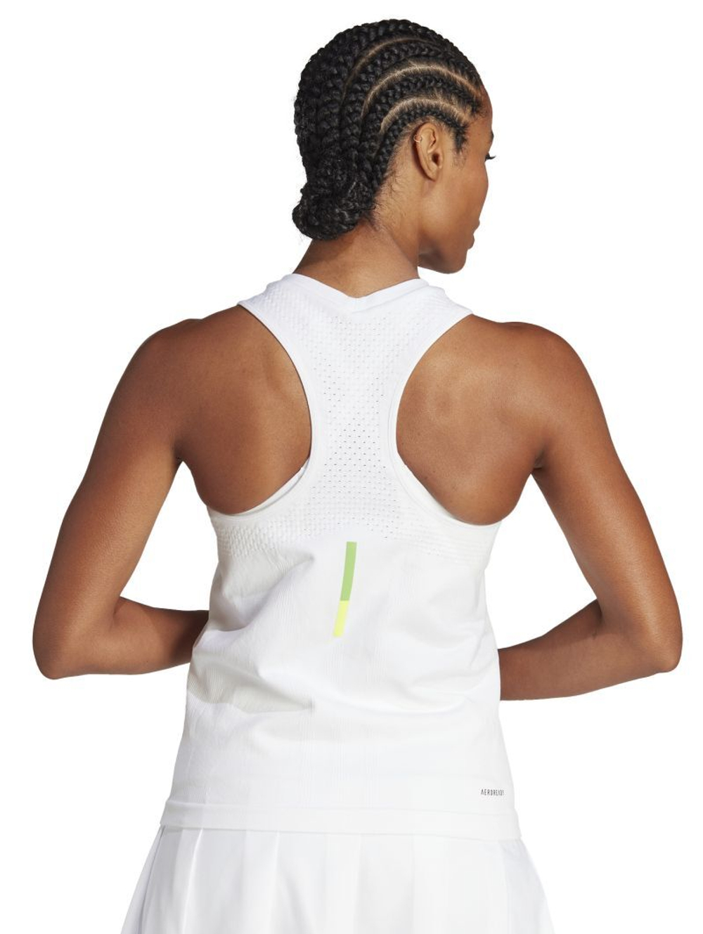 Женский топ теннисный Adidas Y-Tank Pro - белый