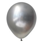 Шар (12"/30 см) Серебро, Зеркальный 50 шт.