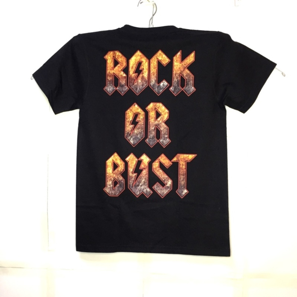 Футболка тайланд AC DC RocK or Bust (XS)